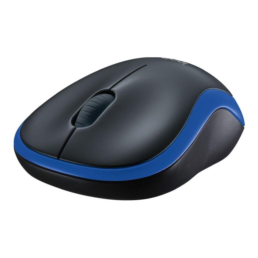 Mysz bezprzewodowa Logitech M185 optyczna niebieska — zdjęcie 2