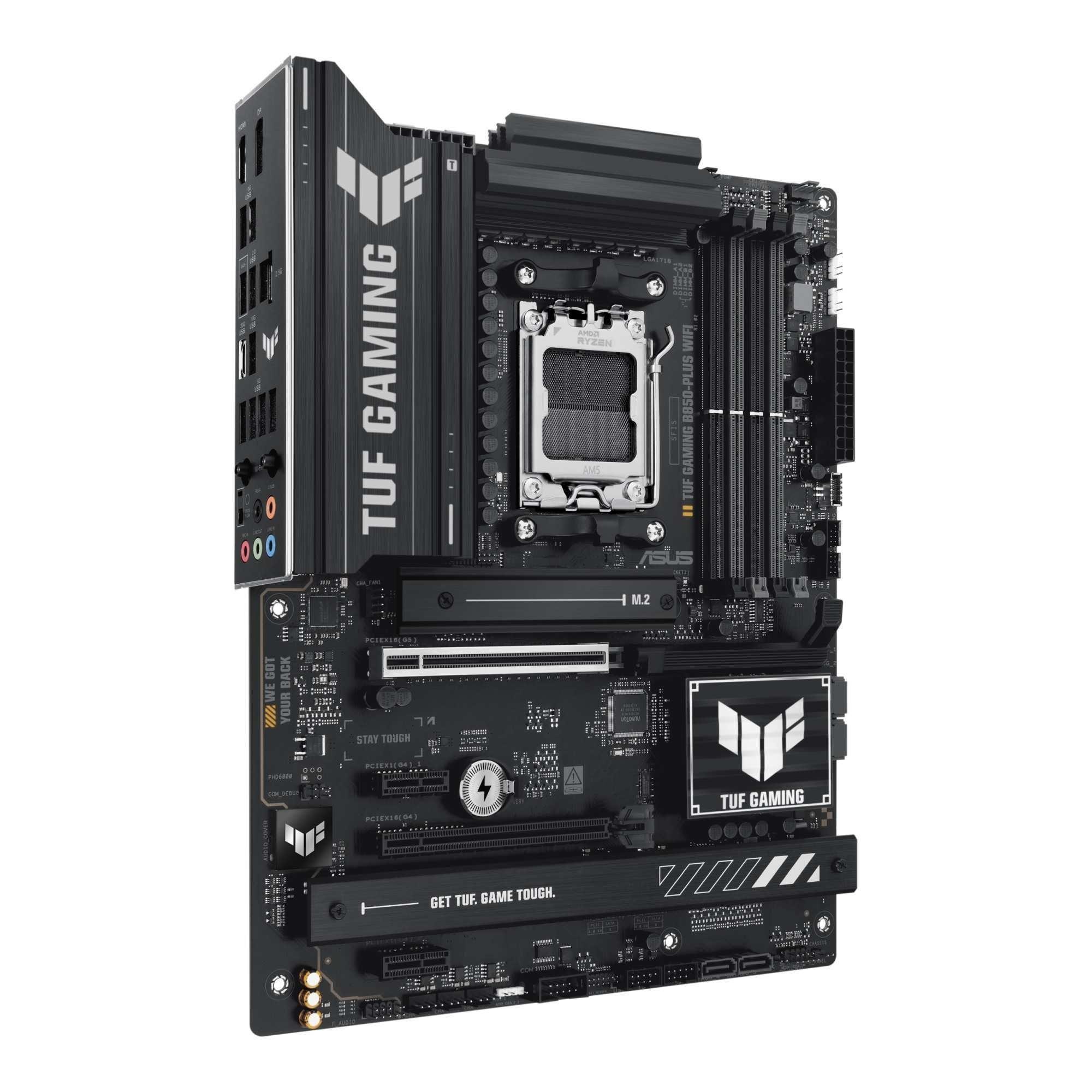 Płyta Asus TUF GAMING B850-PLUS WIFI /AMD B850/DDR5/SATA3/M.2/USB3.2/PCIe5.0/AM5/ATX — zdjęcie 2