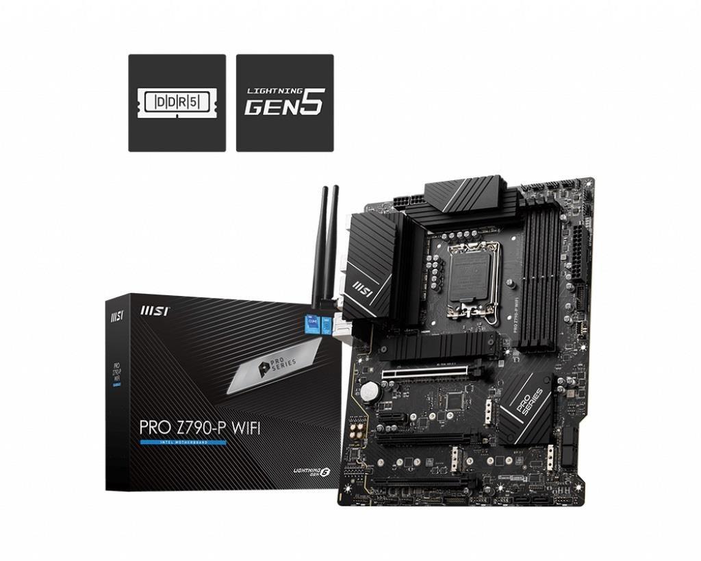 Płyta MSI PRO Z790-P WIFI /Z790/DDR5/SATA 3/M.2/USB3.2/WiFi/BT/PCIe5.0/ATX — zdjęcie 2