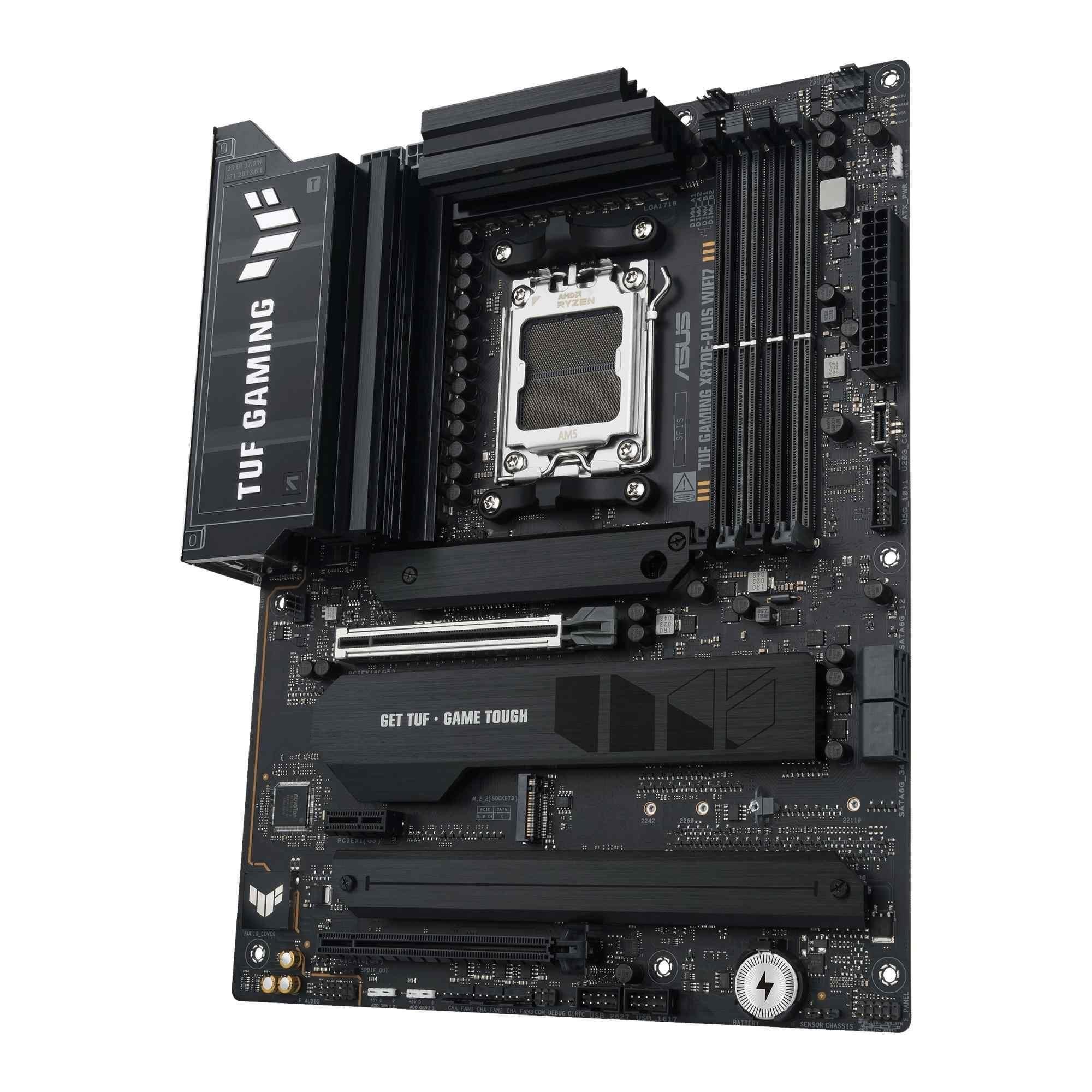 Płyta Asus TUF GAMING X870E-PLUS WIFI7 /AMD X870/DDR5/SATA3/M.2/USB4/WiFi/BT/PCIE5.0/AM5/ATX — zdjęcie 3