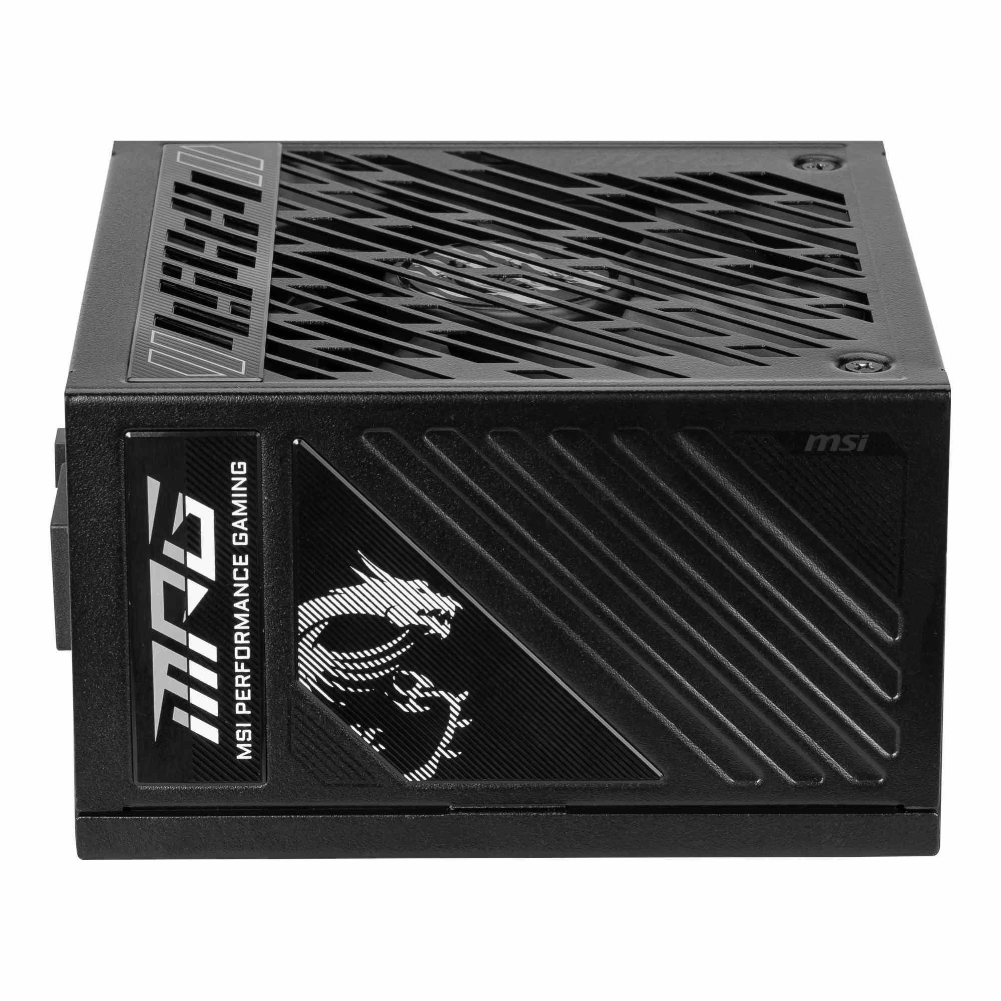 Zasilacz MSI MPG A1000GS PCIE5 1000W 135mm 80plus Gold aPFC — zdjęcie 4