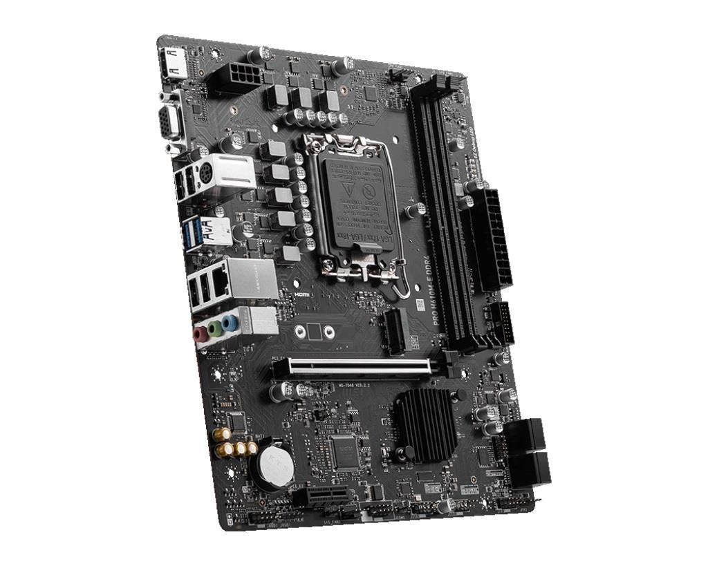 Płyta MSI PRO H610M-E DDR4 /H610/DDR4/SATA3/M.2/USB3.0/PCIe4.0/s.1700/mATX — zdjęcie 3