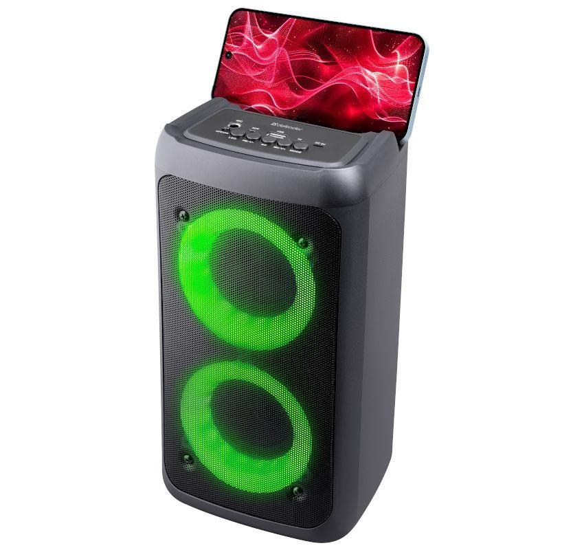 Głośnik Defender BOOMER 20 Bluetooth 20W MP3/FM/SD/USB/AUX/TWS/LED/MIC KARAOKE czarny — zdjęcie 5