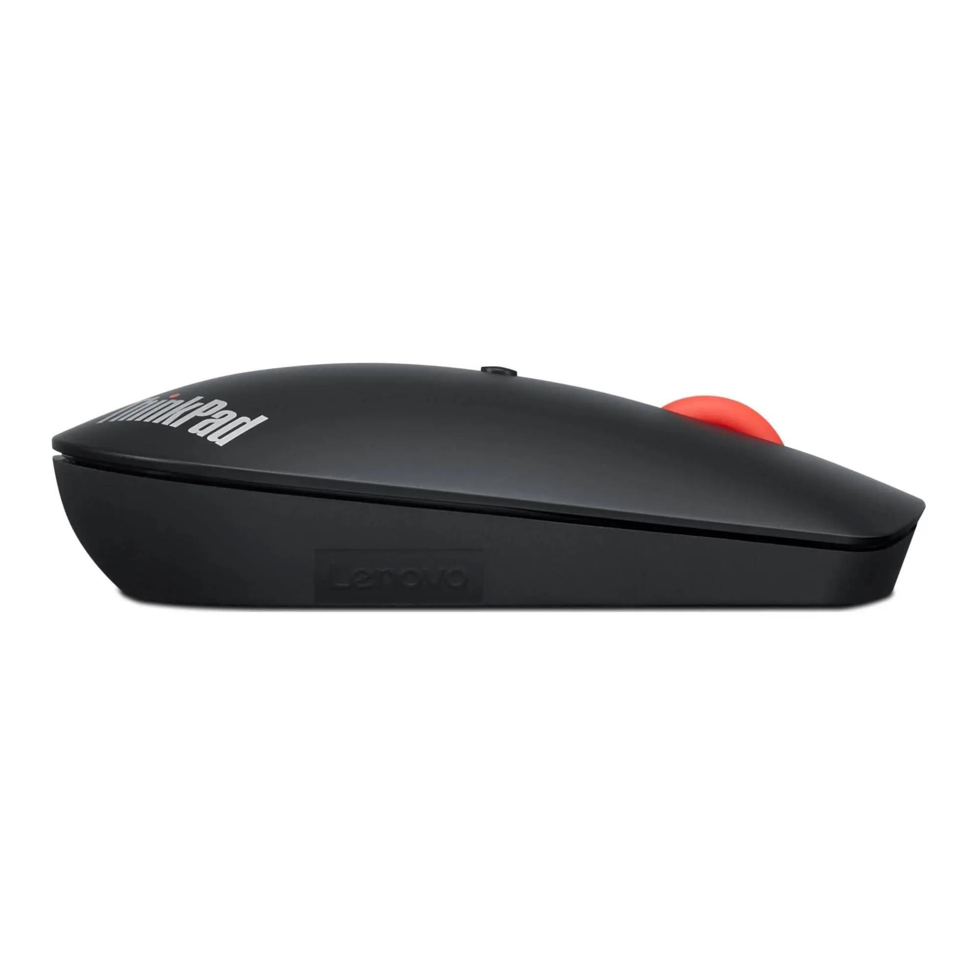 Mysz bezprzewodowa Lenovo ThinkPad Silent Bluetooth optyczna 2400dpi czarna — zdjęcie 4