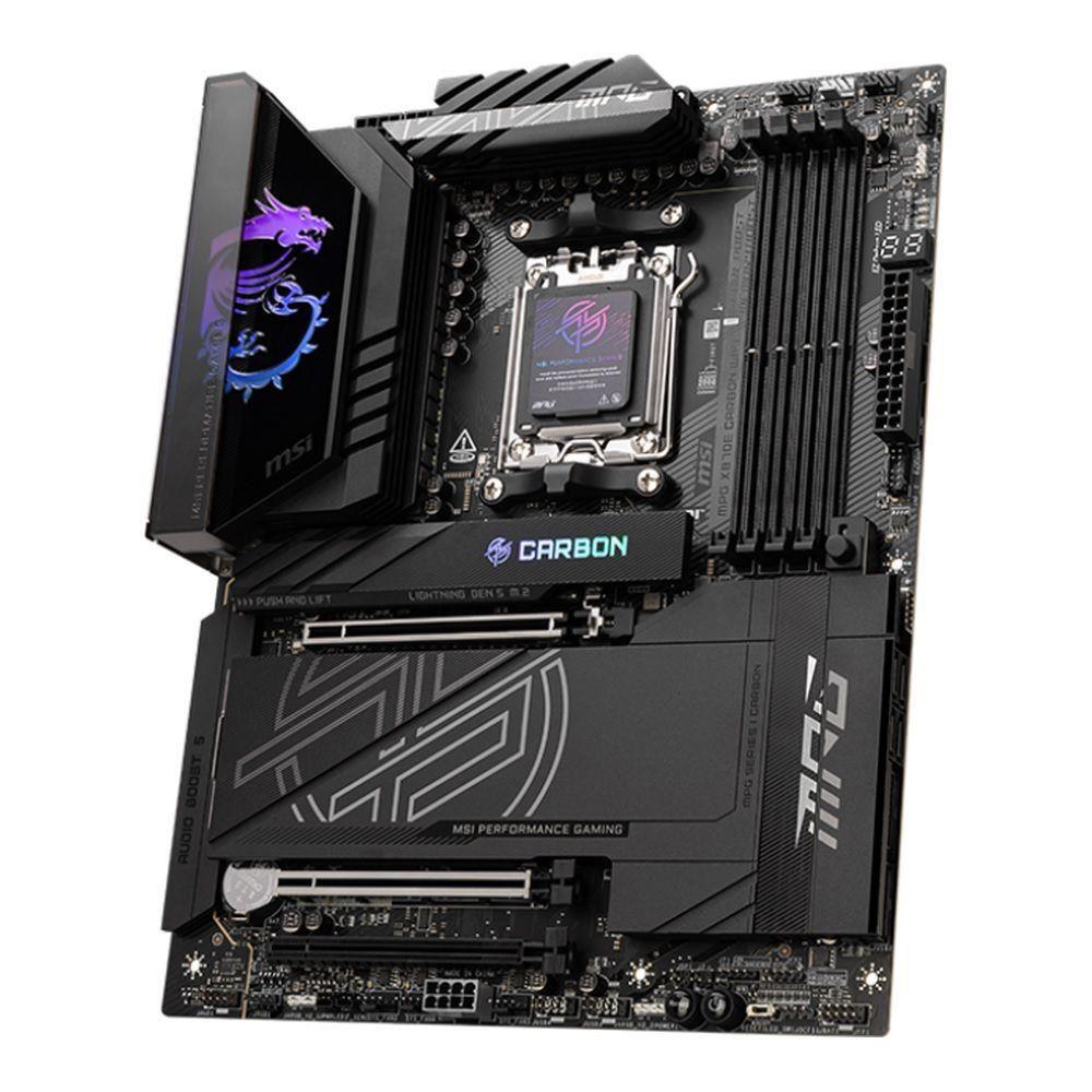 Płyta MSI MPG X870E CARBON WIFI /AMD X870/DDR5/SATA3/M.2/USB4/WiFi/BT/PCIe5.0/AM5/ATX — zdjęcie 3
