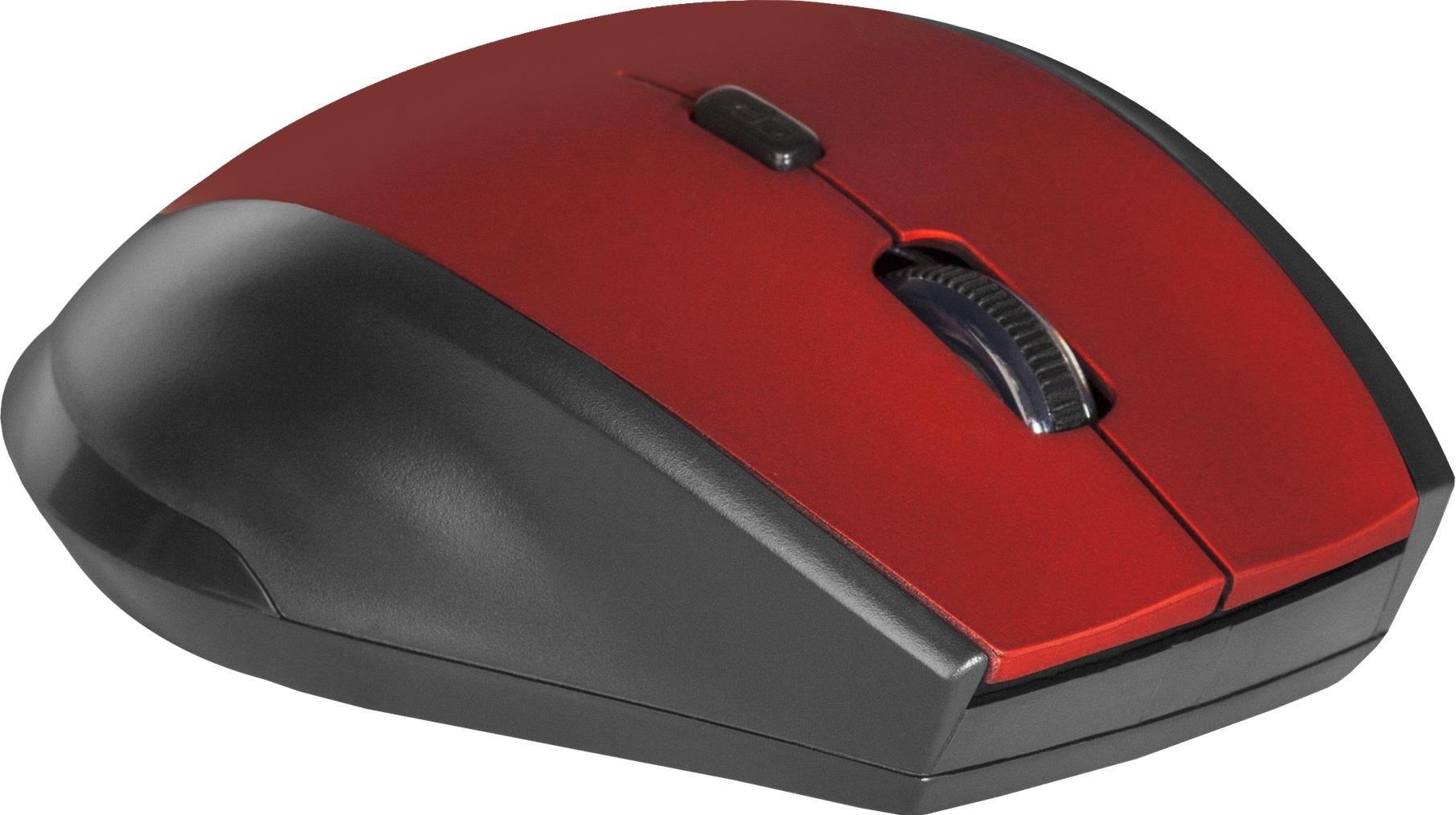 Mysz bezprzewodowa Defender ACCURA MM-365 optyczna 1600dpi 6P czerwona — zdjęcie 4