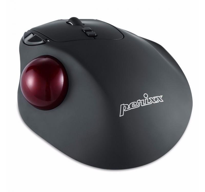 Mysz bezprzewodowa Perixx PERIMICE 717 laserowa trackball 34mm czarna — zdjęcie 5