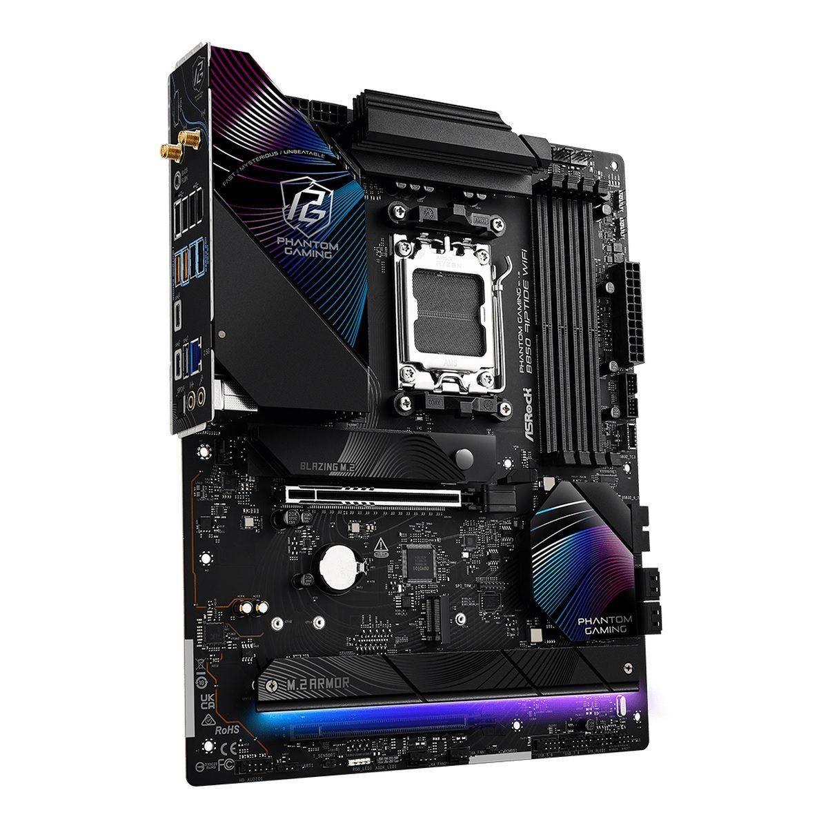 Płyta ASrock B850 Riptide WiFi /AMD B850/DDR5/SATA3/M.2/USB3.2/WiFi/BT/PCIe5.0/AM5/ATX — zdjęcie 2