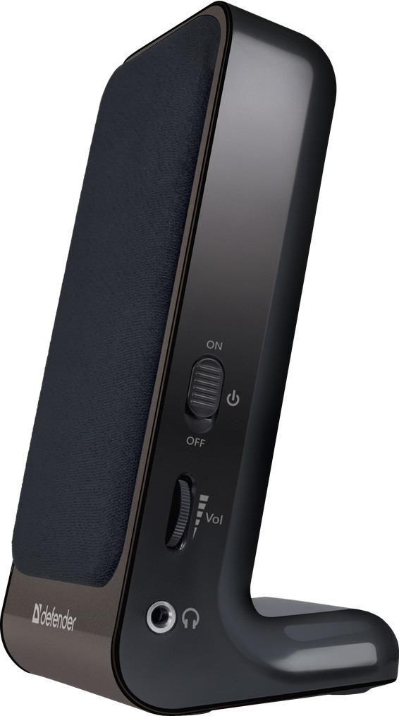 Głośniki Defender SPK-225 2.0 4W USB szaro-czarne — zdjęcie 3
