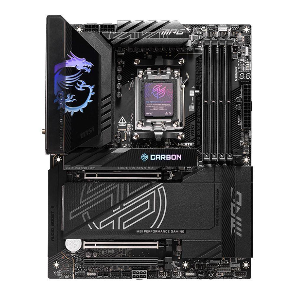 Płyta MSI MPG X870E CARBON WIFI /AMD X870/DDR5/SATA3/M.2/USB4/WiFi/BT/PCIe5.0/AM5/ATX — zdjęcie 1
