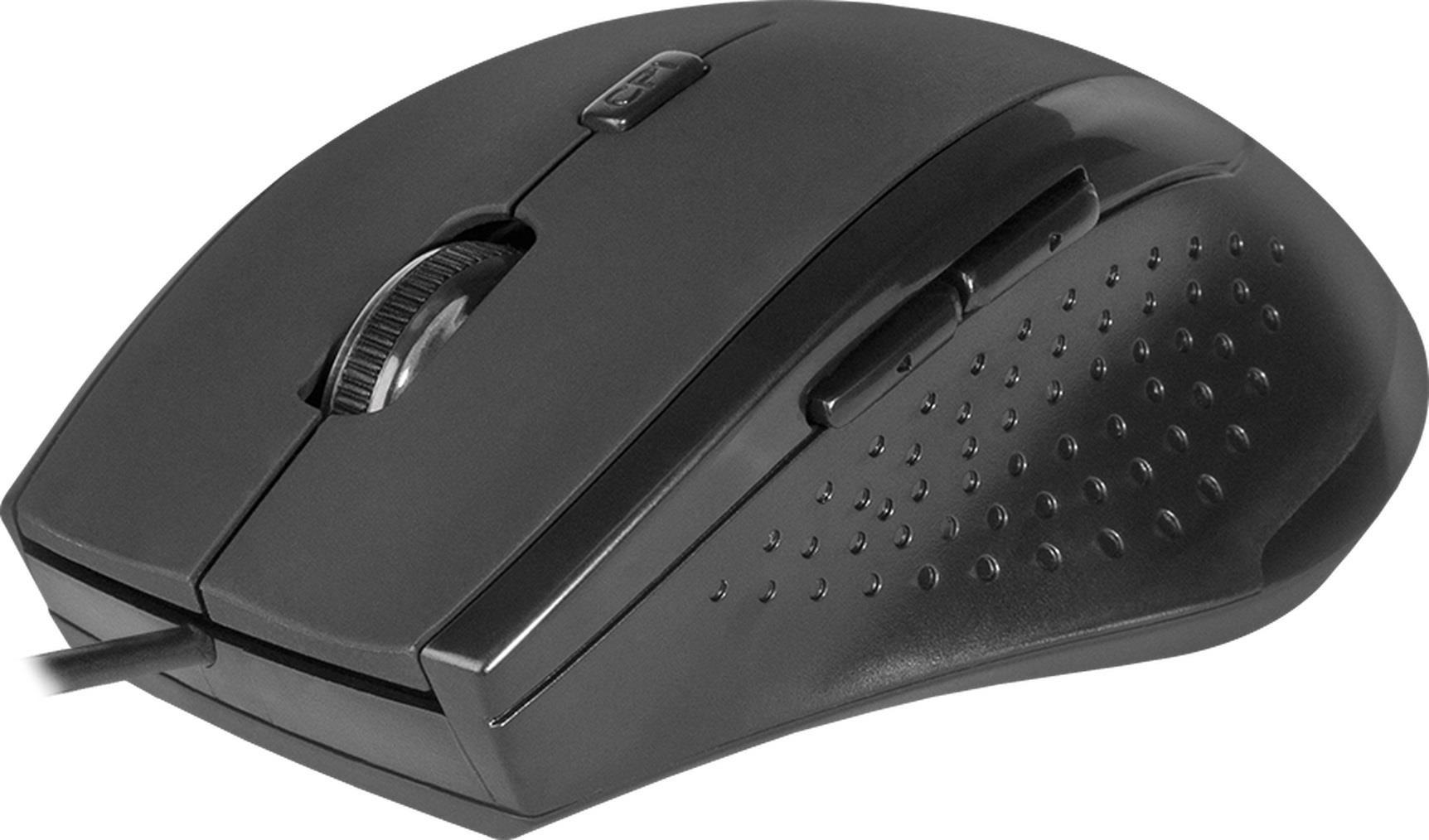 Mysz przewodowa Defender ACCURA MM-362 optyczna 1600dpi 6P czarna — zdjęcie 2