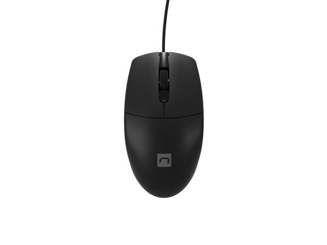 Mysz przewodowa Natec RUFF PLUS 1200 DPI czarna — zdjęcie 1