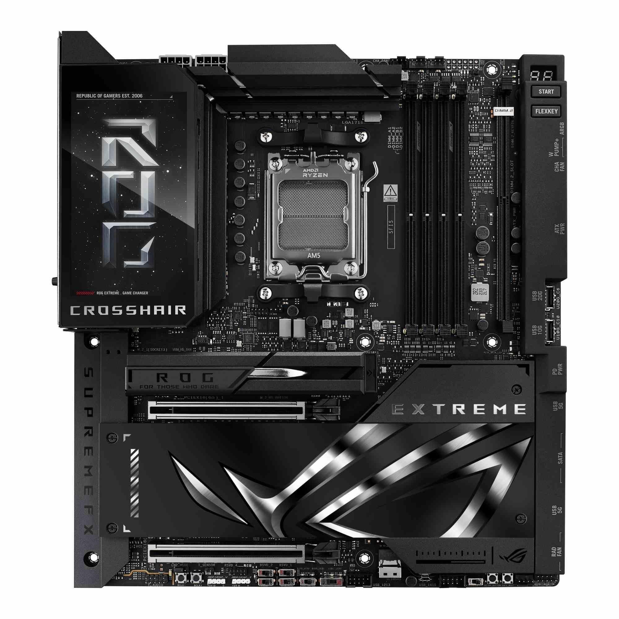 Płyta Asus ROG CROSSHAIR X870E EXTREME /AMD X870/DDR5/SATA3/M.2/USB4/WiFi/BT/PCIE5.0/AM5/E-ATX — zdjęcie 1