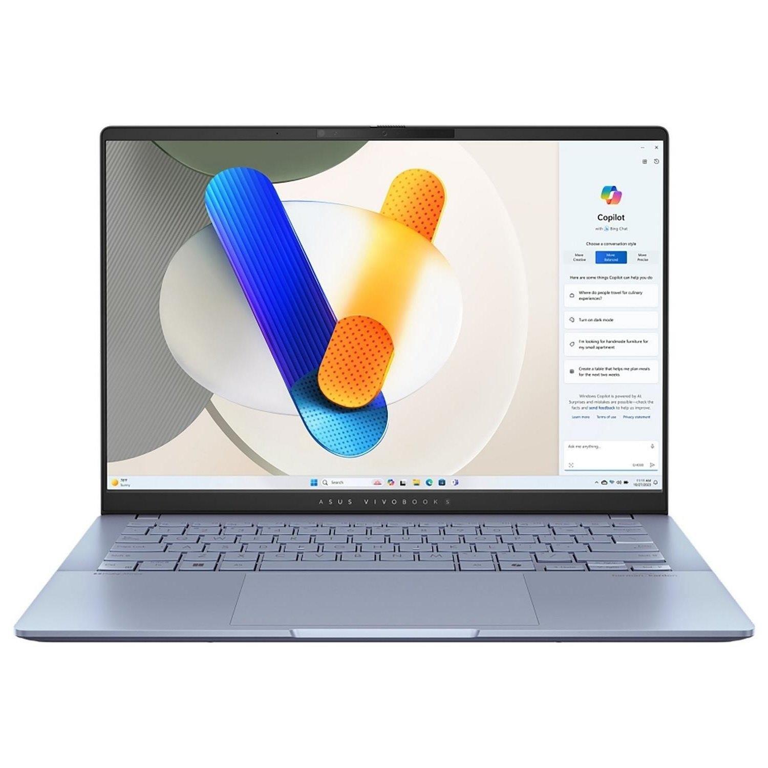 Notebook Asus Vivobook S 14 OLED S5406SA-QD005W 14"WUXGA/Ultra 7 256V/16GB/SSD512GB/Arc 140V/W11 Blue — zdjęcie 1