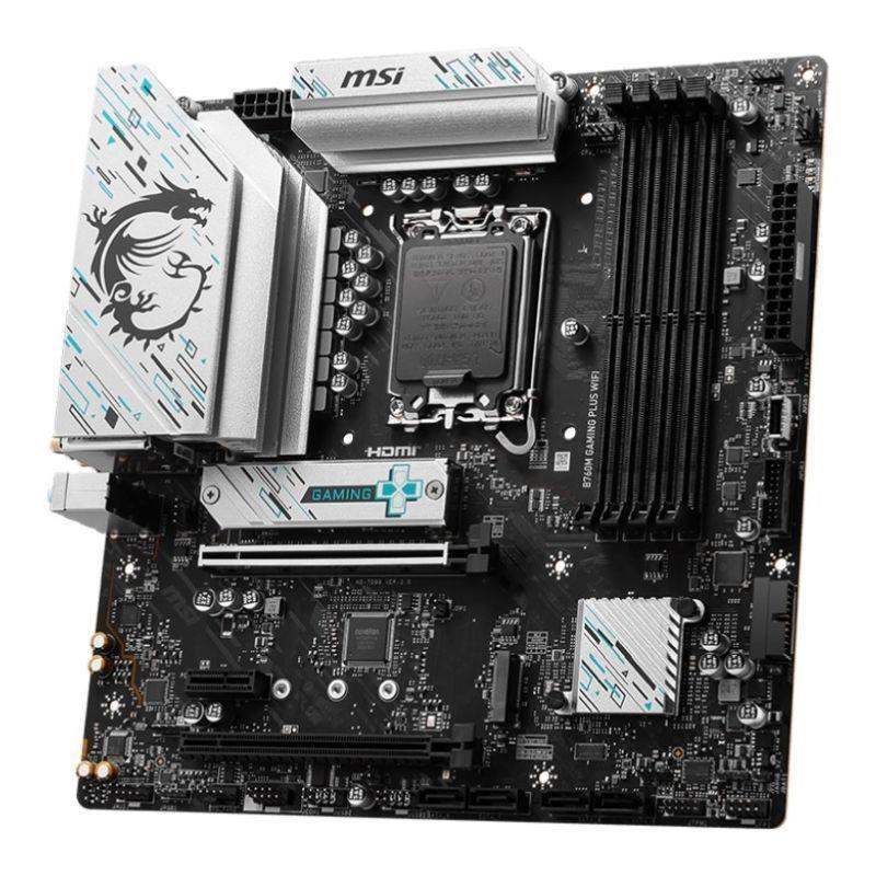Płyta MSI B760M GAMING PLUS WIFI /B760/DDR5/SATA3/M.2/USB3.1/WiFi/BT/PCIe4.0/s.1700/mATX — zdjęcie 3
