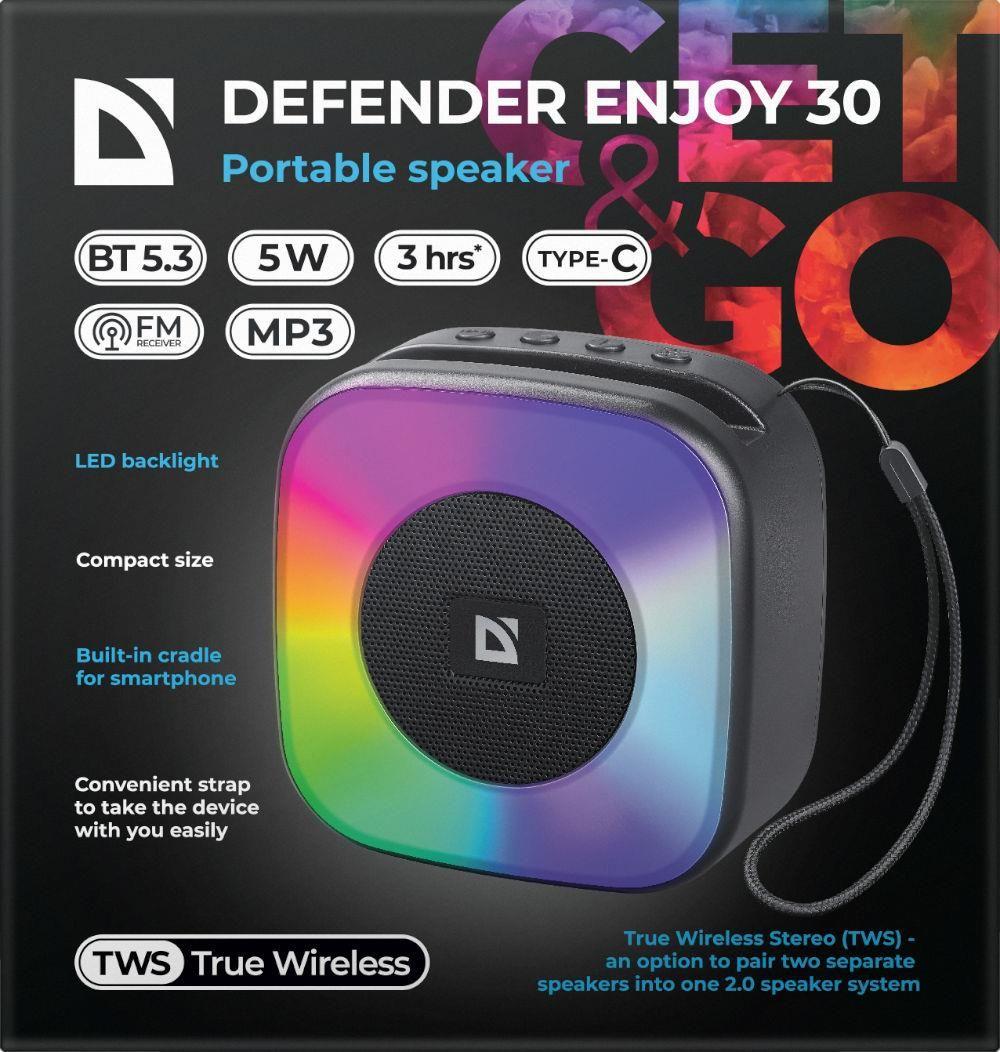 Głośnik Defender Enjoy 30 Bluetooth 5W BT/LED/USB/TF/MP3 — zdjęcie 10