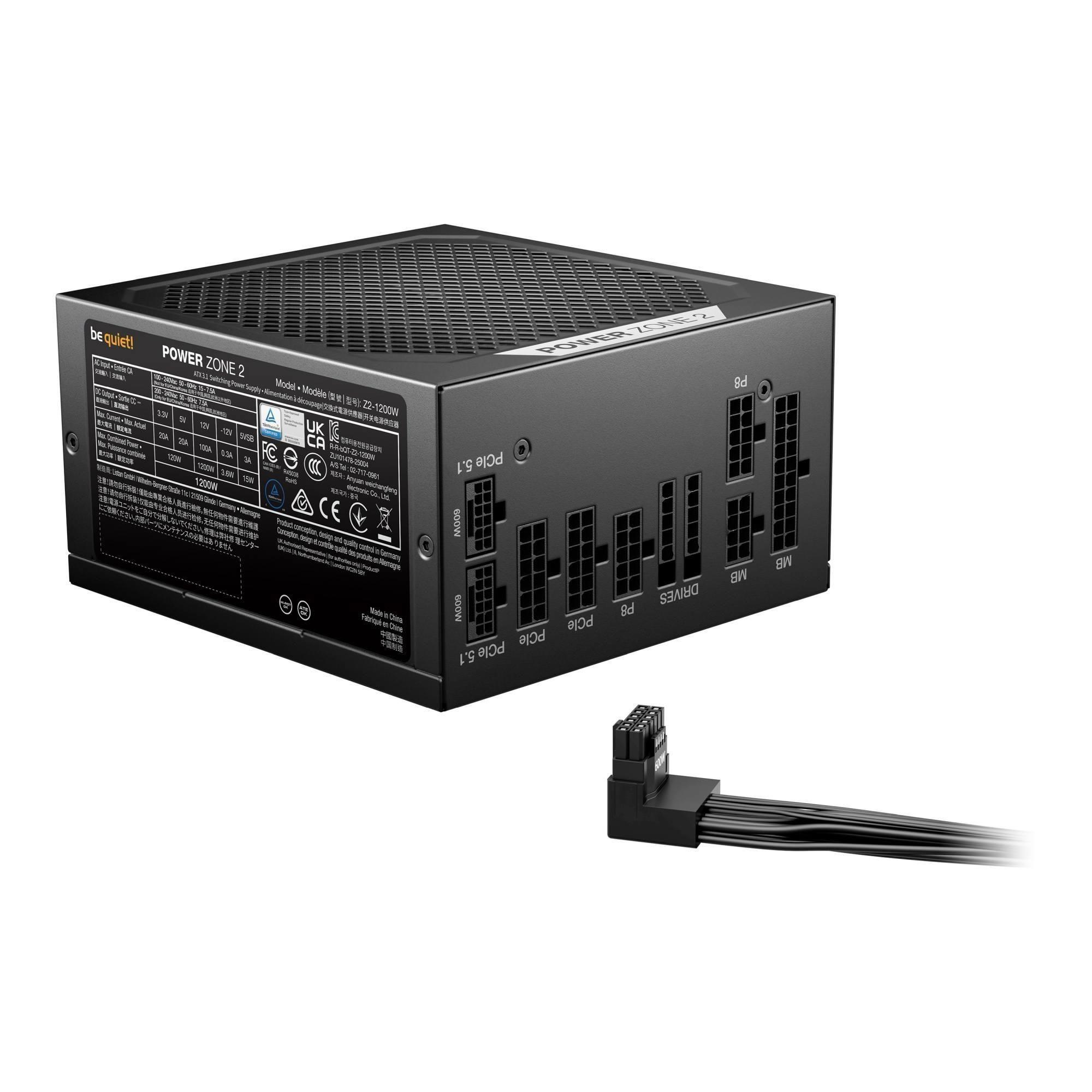 Zasilacz be quiet! Power Zone 2 1200W 140mm 80+ Platinum — zdjęcie 2