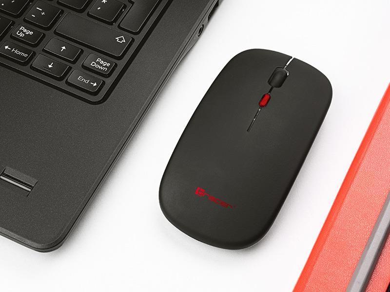 Mysz bezprzewodowa Tracer Slim RF 2,4 Ghz/BT Black optyczna — zdjęcie 7