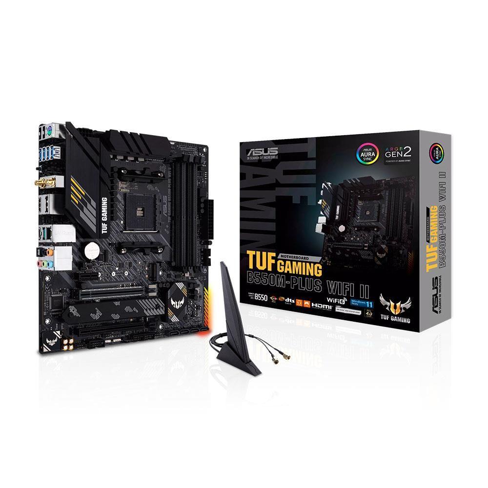 Płyta Asus TUF GAMING B550M-PLUS WIFI II /AMD B550/SATA3/M.2/USB3.1/PCIe4.0/WiFi/BT/AM4/mATX — zdjęcie 5