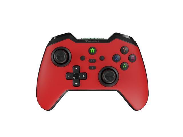Gamepad Genesis Mangan 400 bezprzewodowy do PC/SWITCH/MOBILE czerwony — zdjęcie 11