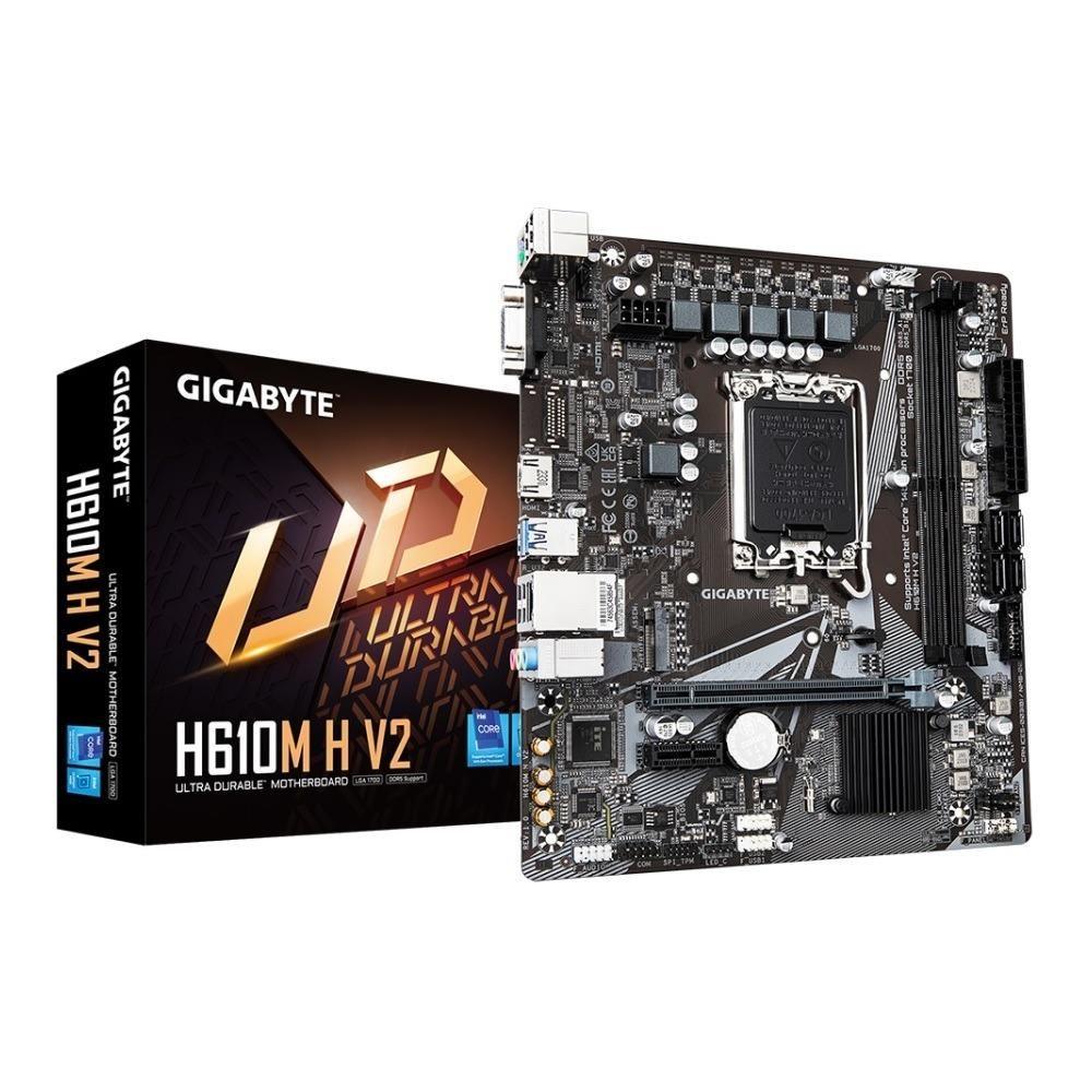 Płyta Gigabyte H610M H V2 (rev. 1.0) /H610/DDR5/SATA3/M.2/USB3.0/PCIe4.0/s.1700/mATX — zdjęcie 5