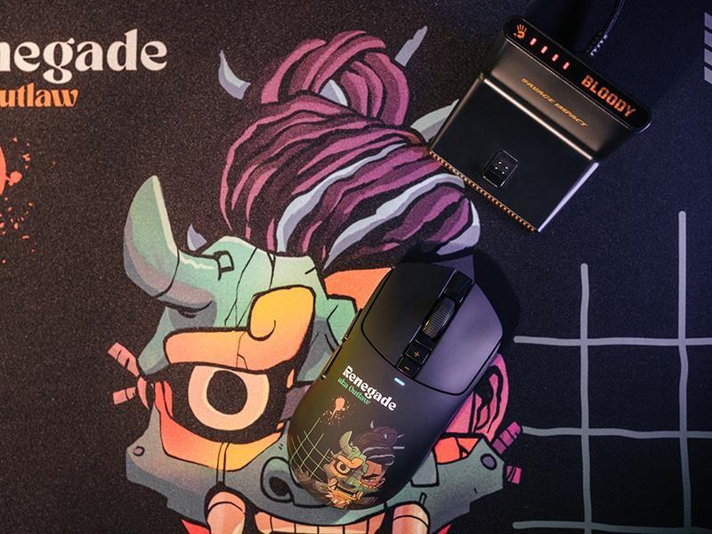 Mysz bezprzewodowa A4Tech Bloody R72 ULTRA DUO Renegade Midnight — zdjęcie 15