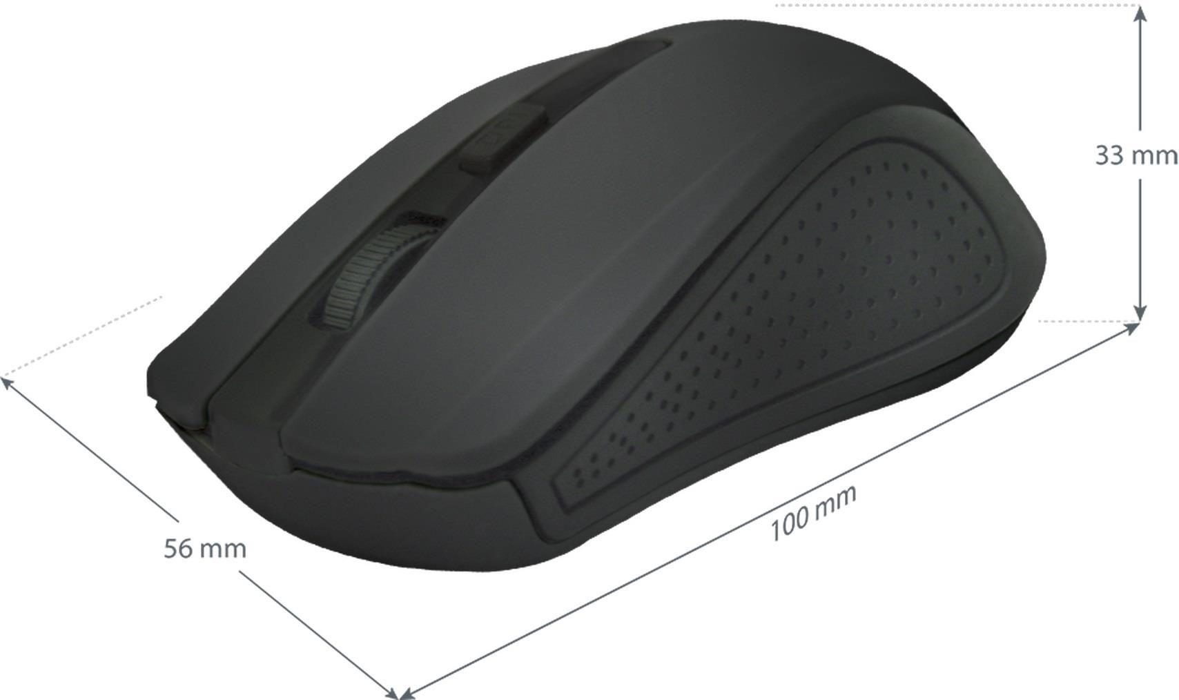 Mysz bezprzewodowa Defender ACCURA MM-935 optyczna 1600dpi 4P czarna — zdjęcie 4