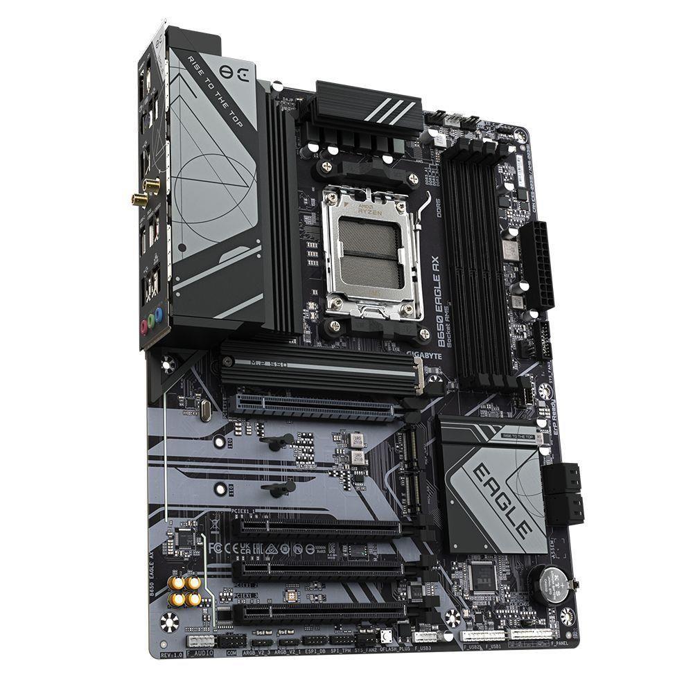 Płyta Gigabyte B650 EAGLE AX /AMD B650/DDR5/SATA3/M.2/WiFi/BT/PCIe4.0/AM5/ATX — zdjęcie 2