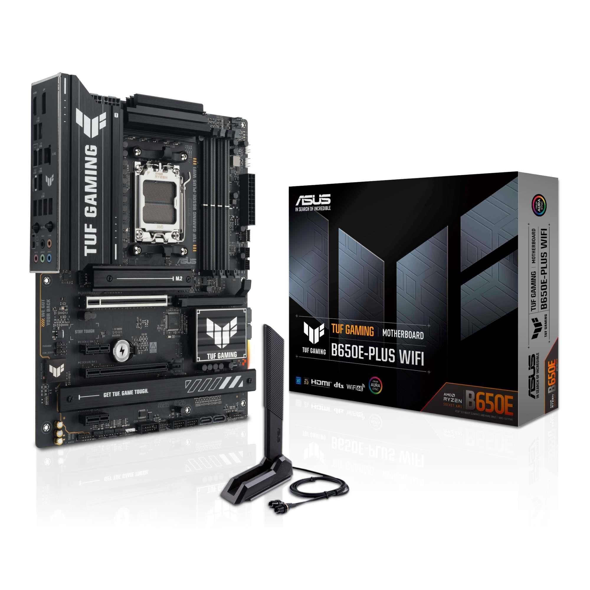 Płyta Asus TUF GAMING B650E-PLUS WIFI /AMD B650/DDR5/SATA3/M.2/USB3.2/WiFi/BT/PCIe5.0/AM5/ATX — zdjęcie 6