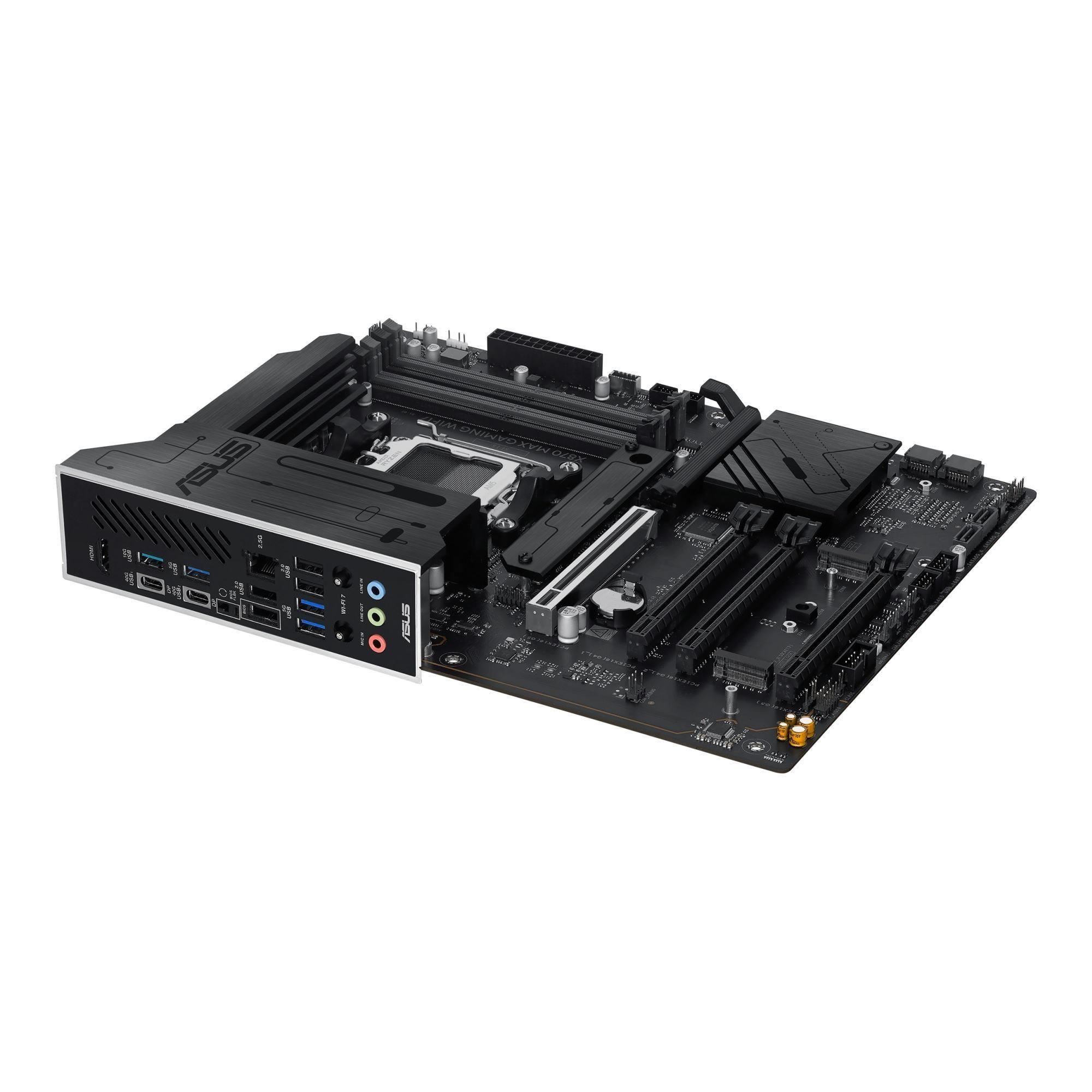 Płyta Asus X870 MAX GAMING WIFI7 /AMD X870/DDR5/SATA3/M.2/USB4/WiFi/BT/PCIE5.0/AM5/ATX — zdjęcie 4