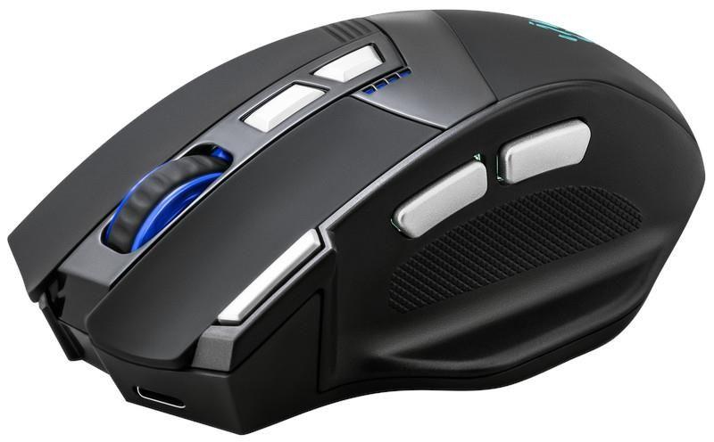 Mysz bezprzewodowa Defender KNIGHT GM-885 optyczna 3200dpi czarna RGB AKUMULATOR 7 przycisków Gaming bezklikowa silent — zdjęcie 2
