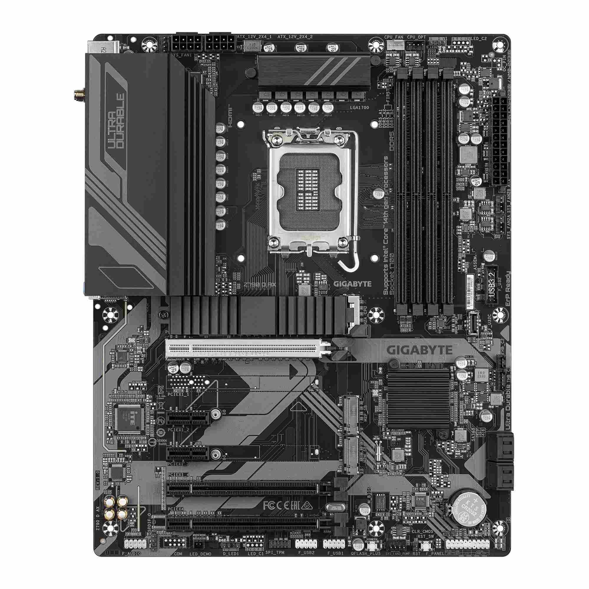 Płyta Gigabyte Z790 D AX (rev. 1.0) /Z790/DDR5/SATA3/M.2/USB3.2/PCIe5.0/WiFi/BT/s.1700/ATX — zdjęcie 1
