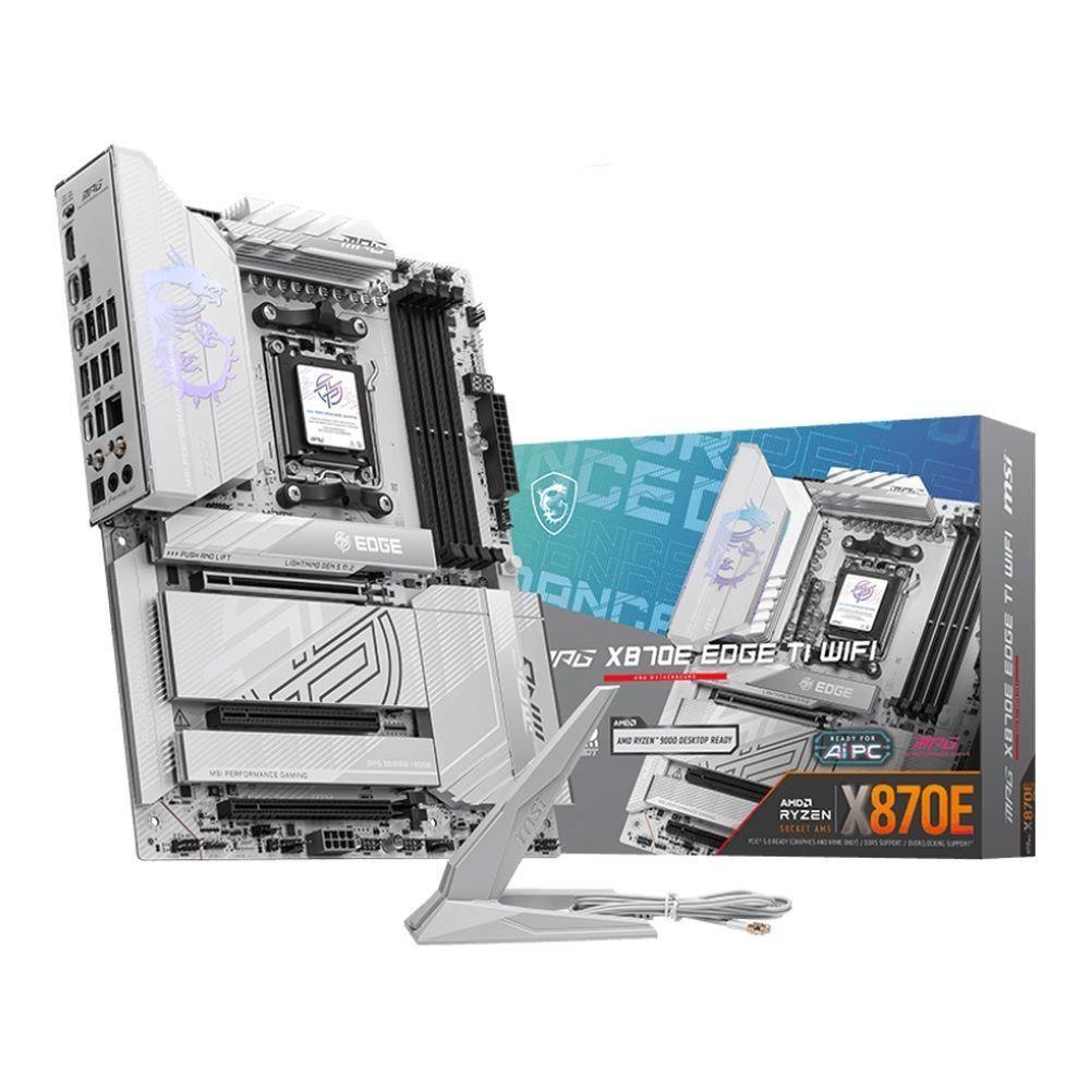 Płyta MSI MPG X870E EDGE TI WIFI /AMD X870/DDR5/SATA3/M.2/USB4/WiFi/BT/PCIe5.0/AM5/ATX — zdjęcie 5