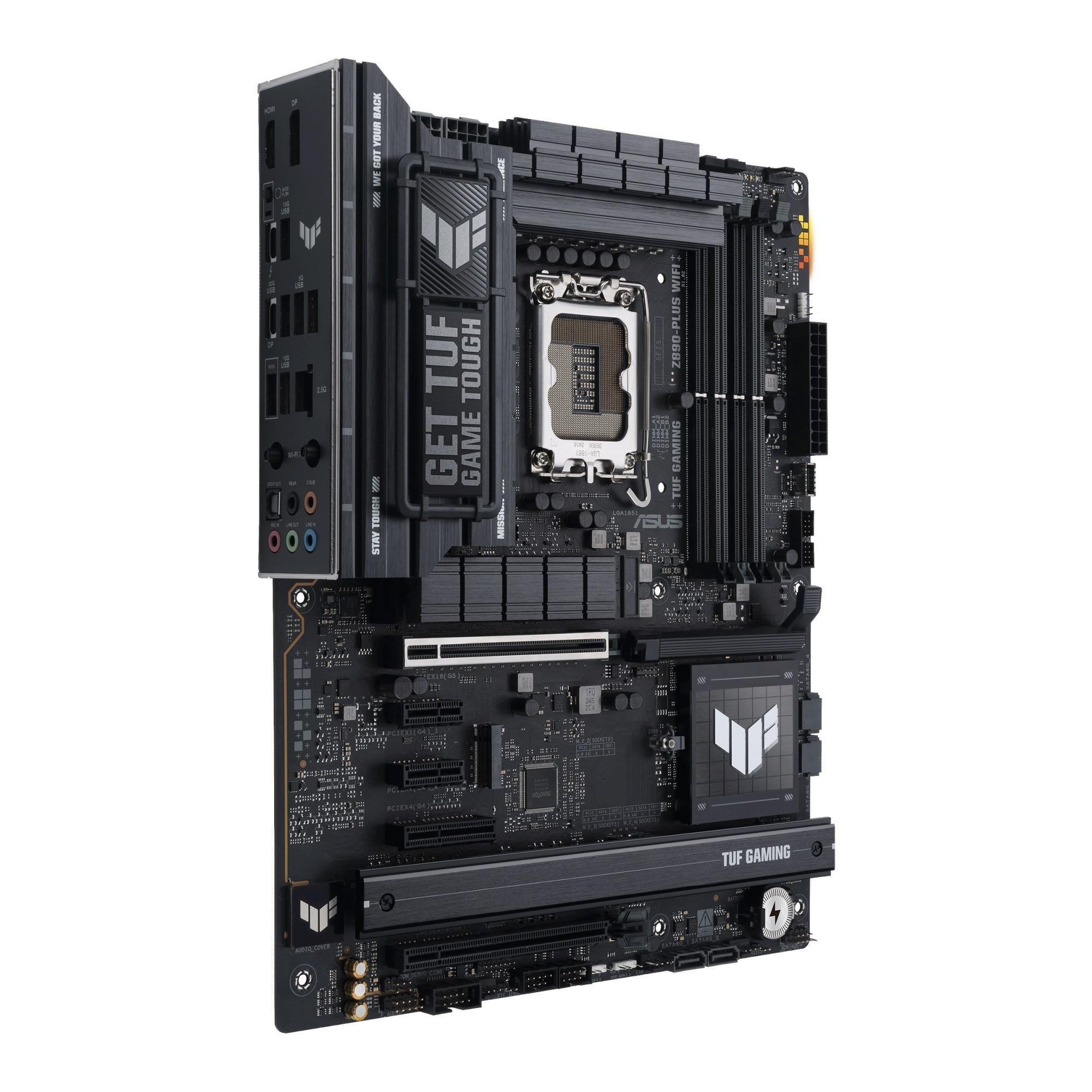 Płyta Asus TUF GAMING Z890-PLUS WIFI /Z890/DDR5/SATA3/M.2/USB4/WiFi/BT/PCIe5.0/s.1851/ATX — zdjęcie 2