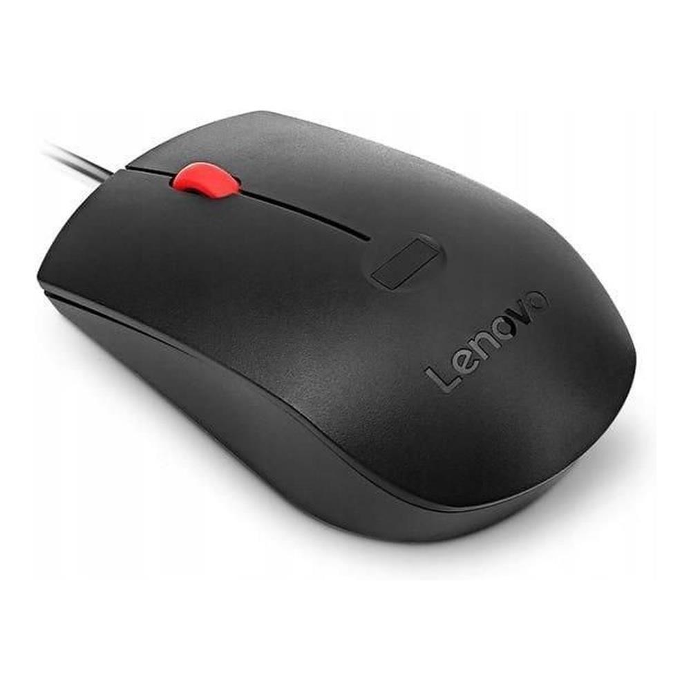 Mysz przewodowa Lenovo Fingerprint Biometric USB Mouse G2 optyczna czarna — zdjęcie 3