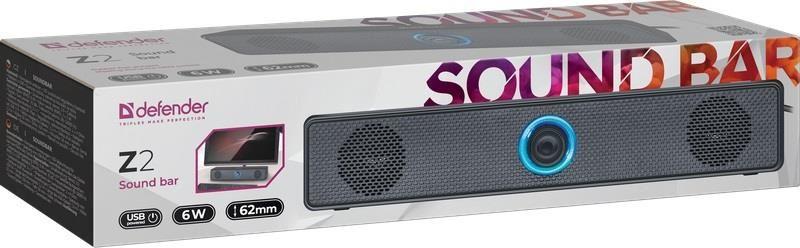Głośnik Defender Z2 Soundbar 6W USB LED Podświetlany — zdjęcie 4
