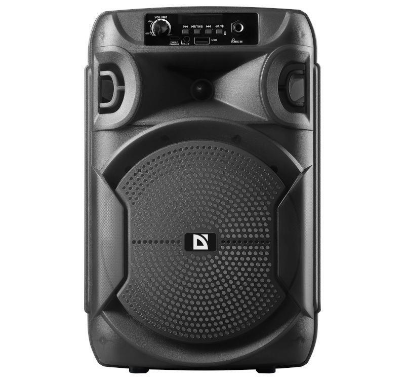 Głośnik Defender BOOMER 12 Bluetooth 15W MP3/FM/USB/AUX/TWS/LED/MIC KARAOKE czarny — zdjęcie 8