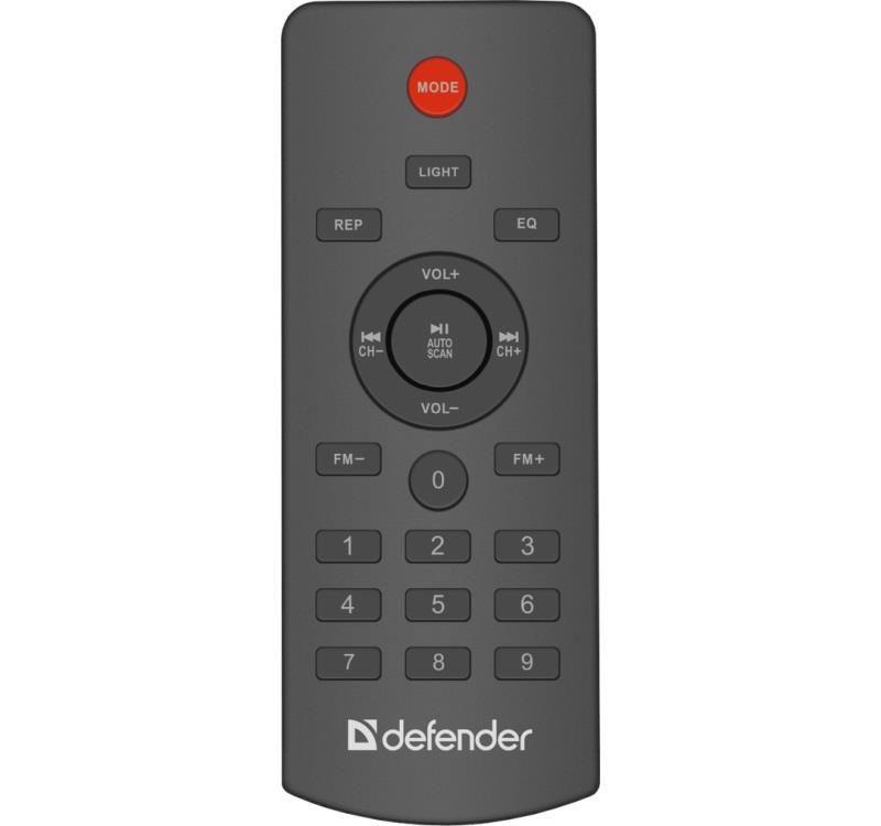 Głośnik Defender G78 Bluetooth 70W MP3/FM/SD/USB/AUX/TWS/LED KARAOKE czarny PILOT — zdjęcie 5