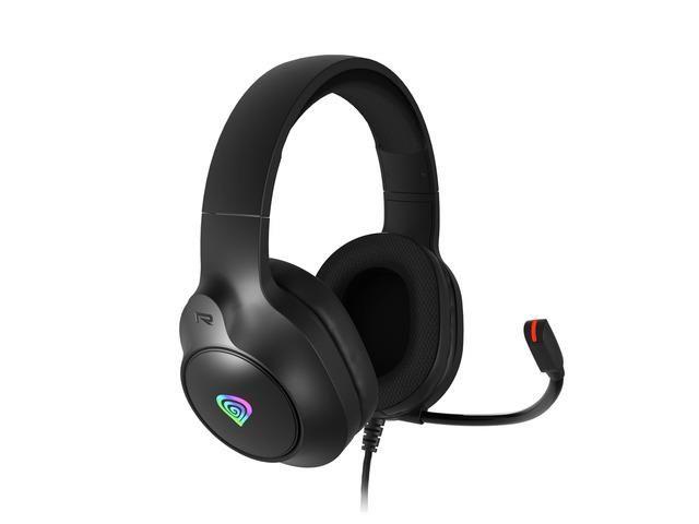 Słuchawki z mikrofonem Genesis Neon 213 RGB nauszne czarne — zdjęcie 3