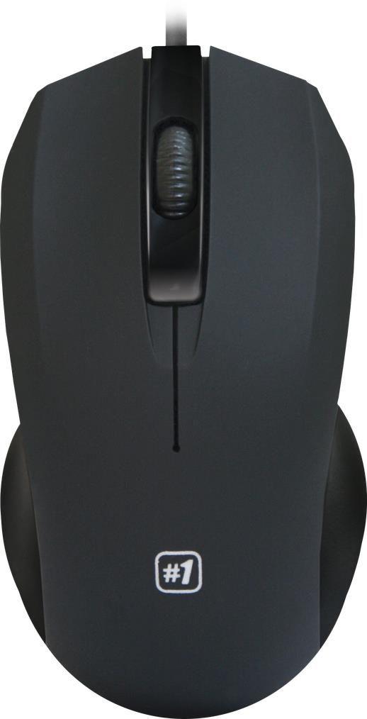 Mysz przewodowa Defender MM-310 optyczna 1000dpi czarna — zdjęcie 1