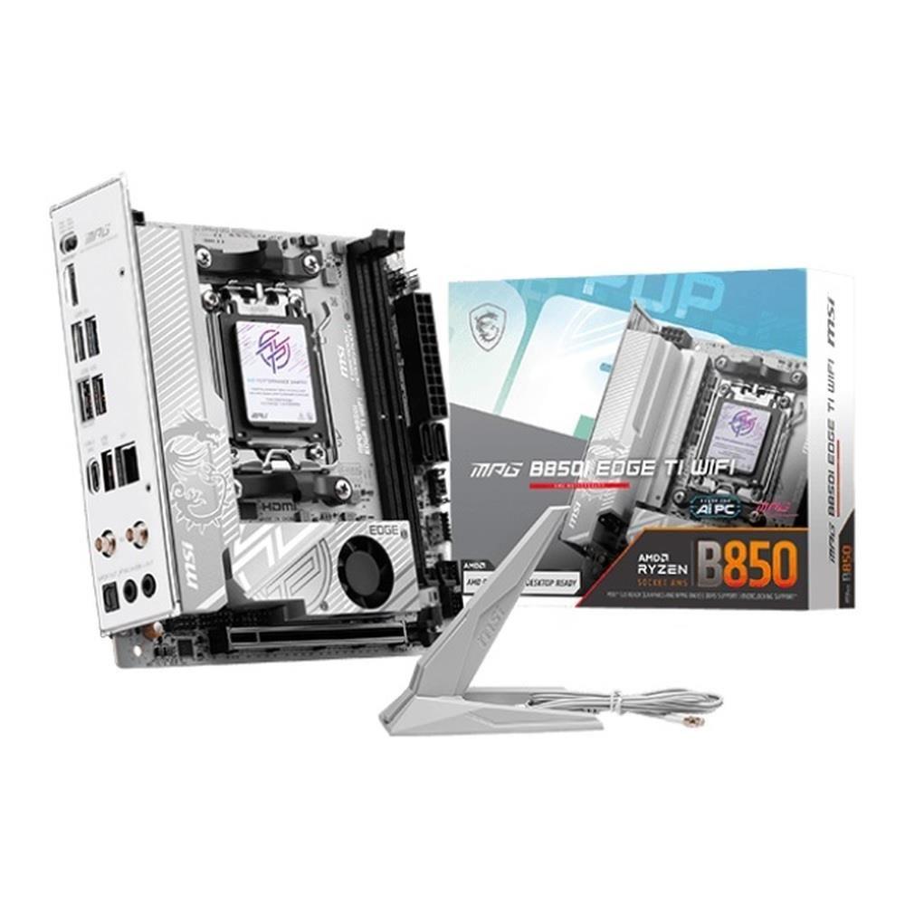 Płyta MSI MPG B850I EDGE TI WIFI /AMD B850/DDR5/SATA3/M.2/USB3.2/WiFi/BT/PCIe5.0/AM5/ITX — zdjęcie 5