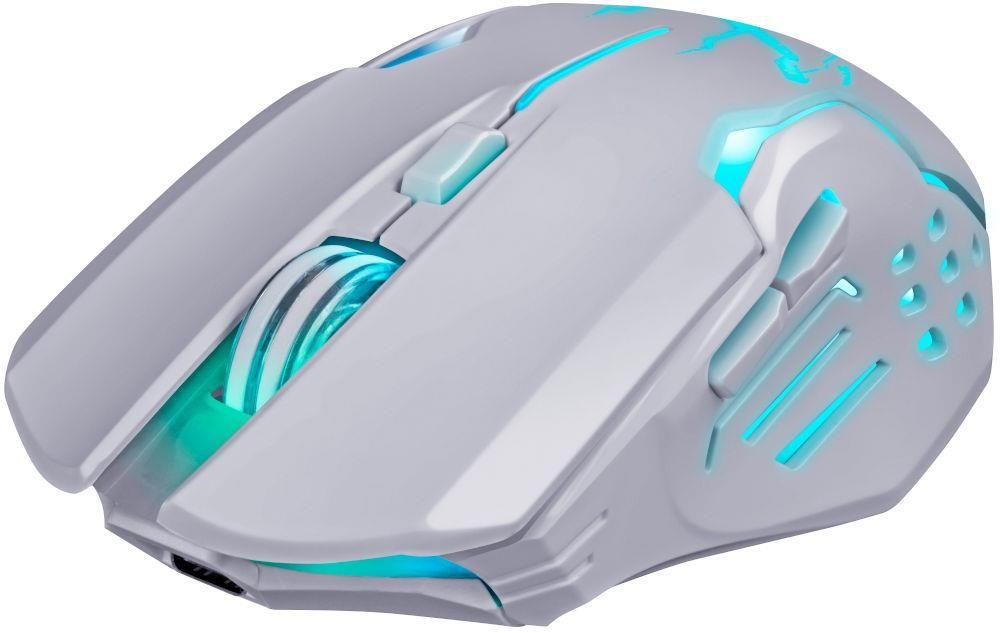 Mysz bezprzewodowa Defender KATANA GM-511 optyczna 3200dpi biała RGB AKUMULATOR 7 przycisków Gaming bezklikowa silent — zdjęcie 7