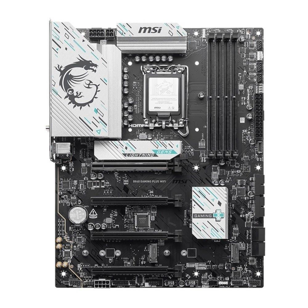 Płyta MSI B860 GAMING PLUS WIFI /B860/DDR5/SATA3/M.2/TB4/WiFi/BT/PCIe5.0/s.1851/ATX — zdjęcie 1
