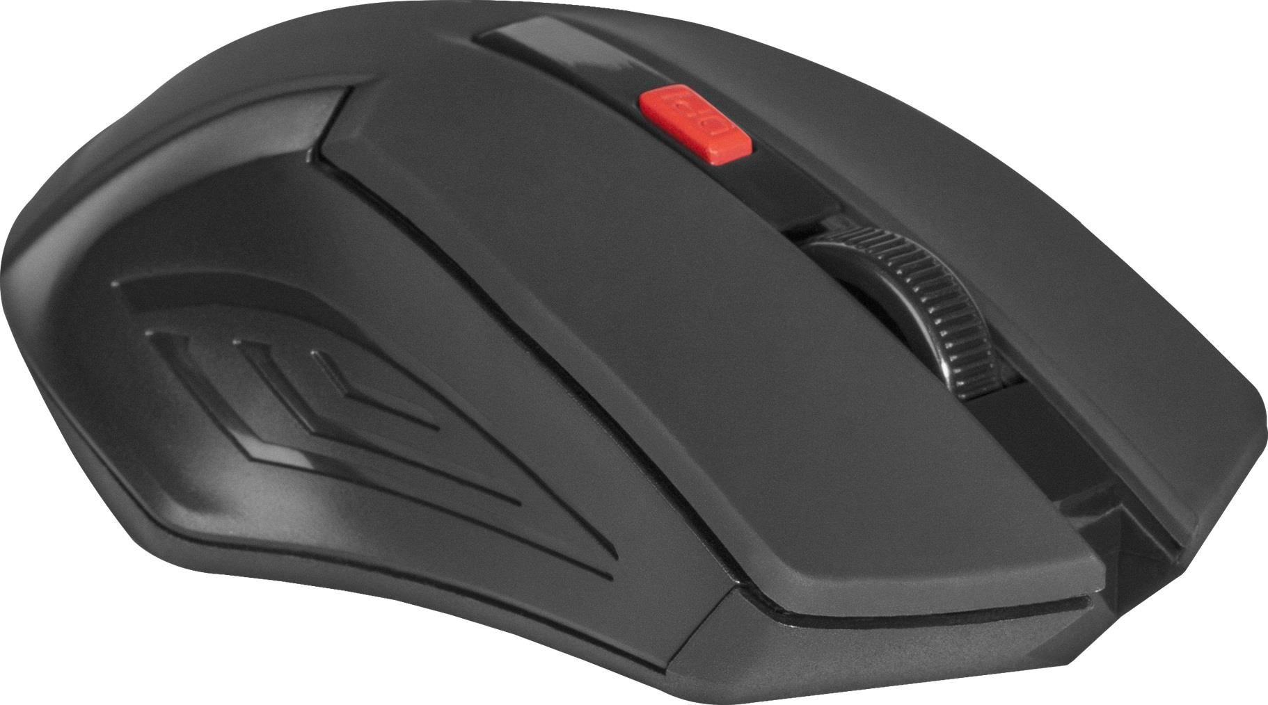 Mysz bezprzewodowa Defender ACCURA MM-275 optyczna 1600dpi 6P czarno-czerwona — zdjęcie 3