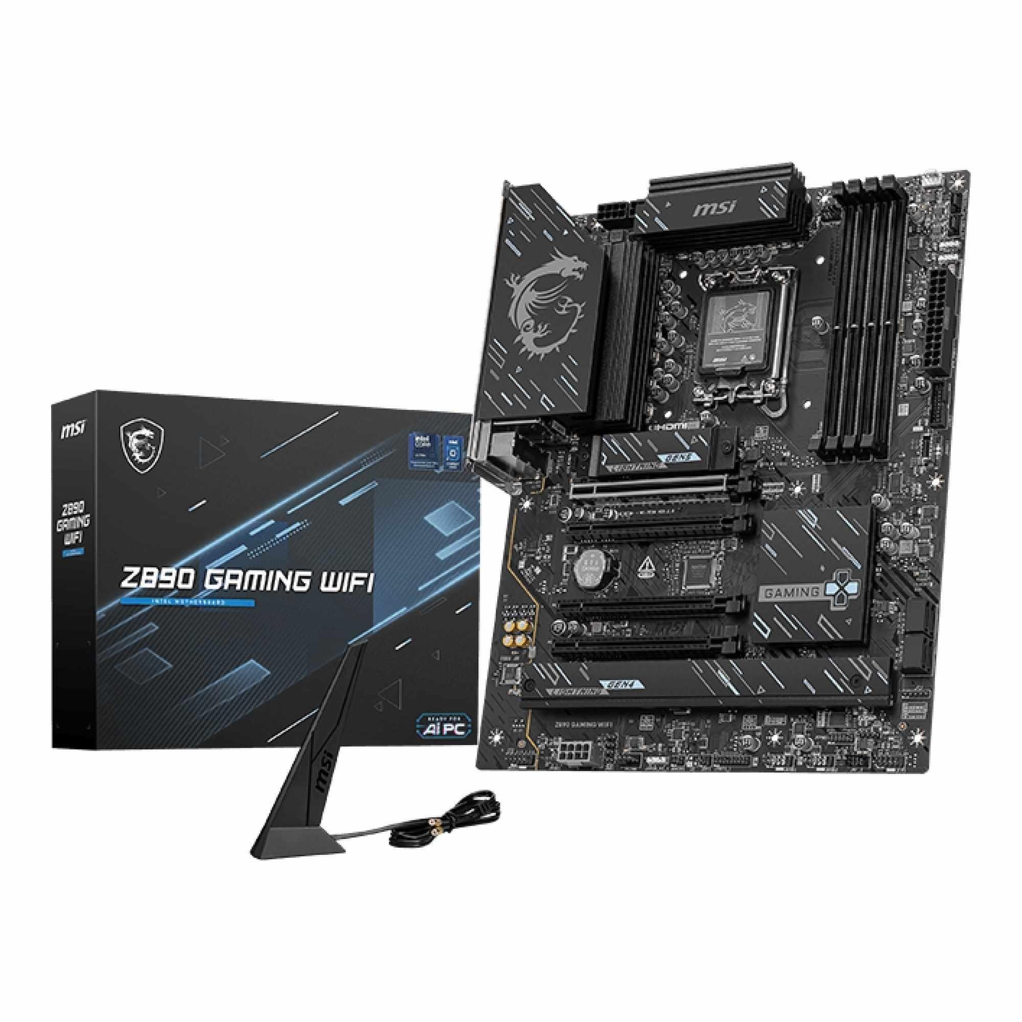 Płyta MSI Z890 GAMING WIFI /Z890/DDR5/SATA3/M.2/TB4/WiFi/BT/PCIe5.0/s.1851/ATX — zdjęcie 5