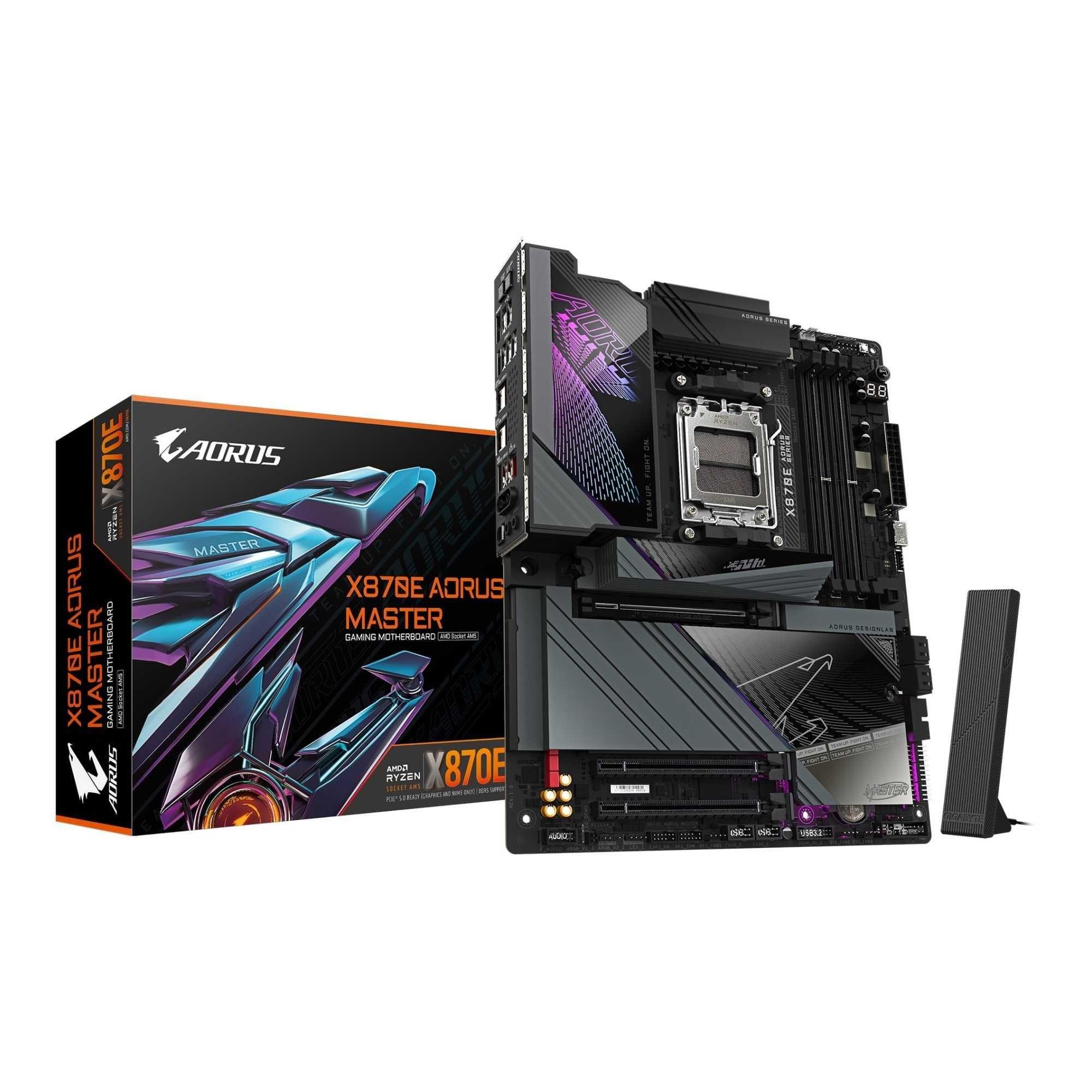 Płyta Gigabyte X870E AORUS MASTER /AMD X870/DDR5/SATA3/M.2/USB4/PCIe5.0/WiFi/BT/AM5/ATX — zdjęcie 5