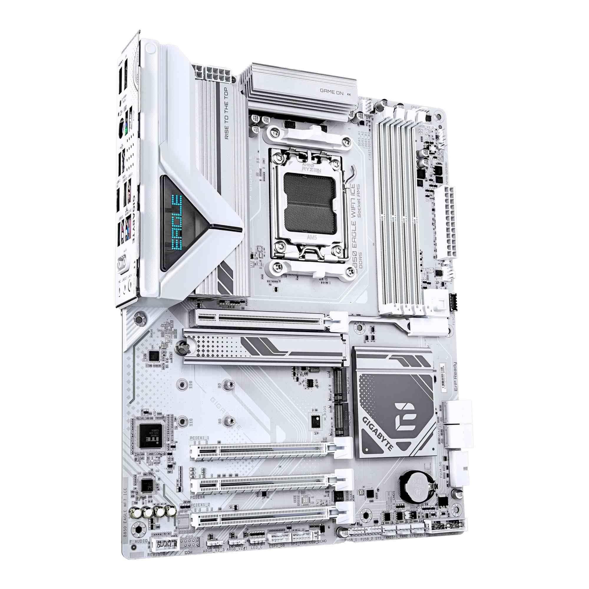 Płyta Gigabyte B850 EAGLE WF7 ICE /AMD B850/DDR5/SATA3/M.2/USB3.1/PCIe5.0/WiFi/BT/AM5/ATX — zdjęcie 2