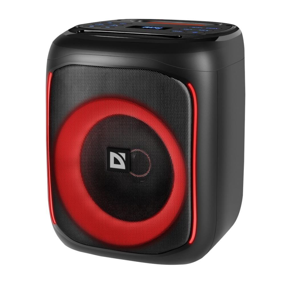 Głośnik Defender BOOMER 50 Bluetooth 50W MP3/FM/SD/USB/AUX/TWS/LED/MIC KARAOKE czarny — zdjęcie 1