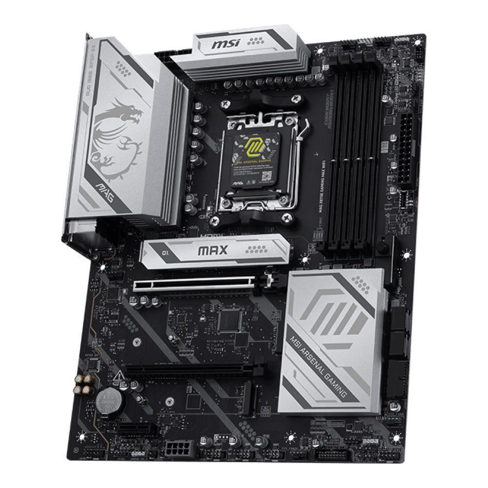 Płyta MSI MAG X870E GAMING MAX WIFI /AMD X870/DDR5/SATA3/M.2/USB4/WiFi/BT/PCIe5.0/AM5/ATX — zdjęcie 3