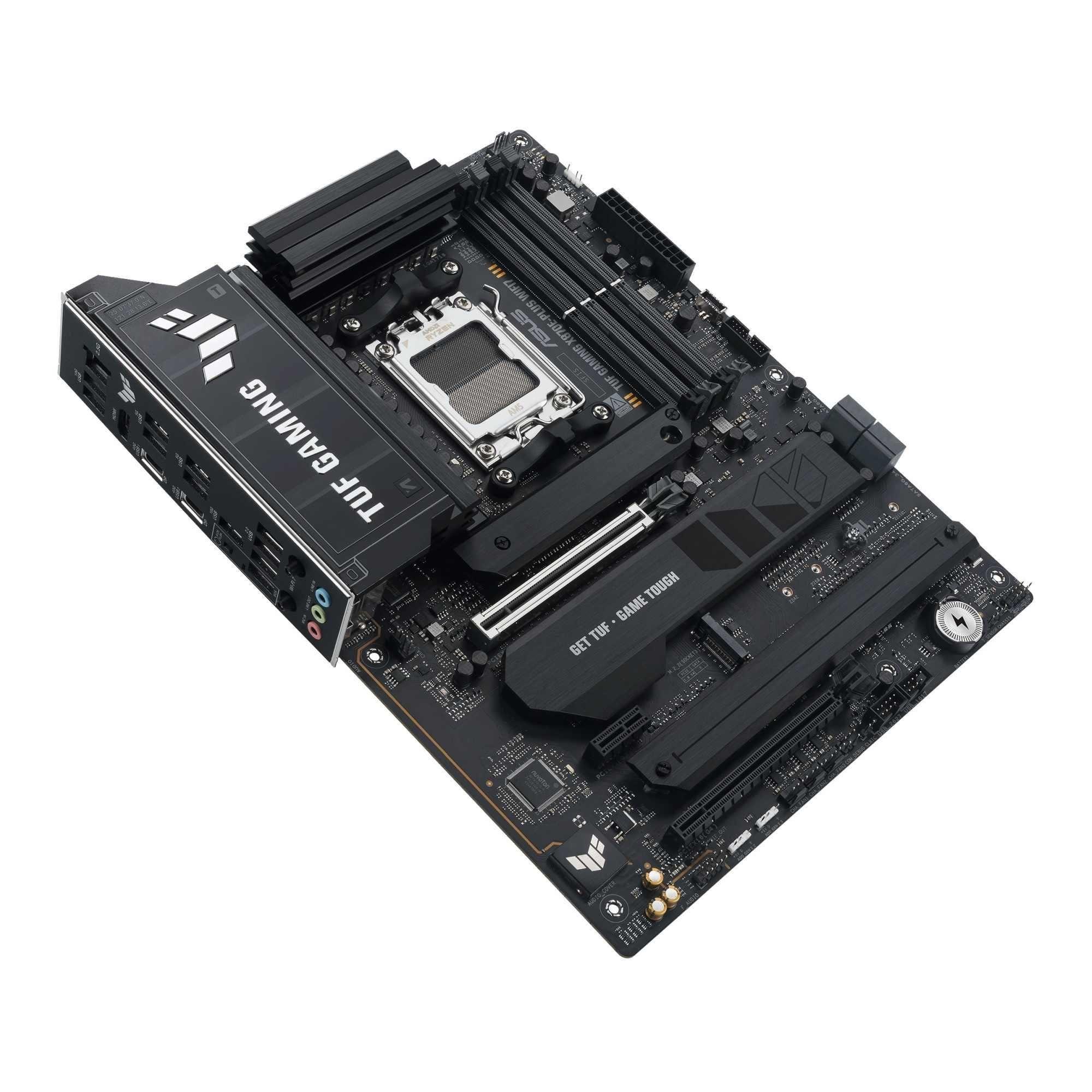 Płyta Asus TUF GAMING X870E-PLUS WIFI7 /AMD X870/DDR5/SATA3/M.2/USB4/WiFi/BT/PCIE5.0/AM5/ATX — zdjęcie 4